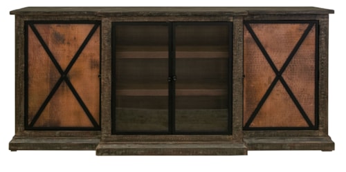 Transitional 4-Door Console