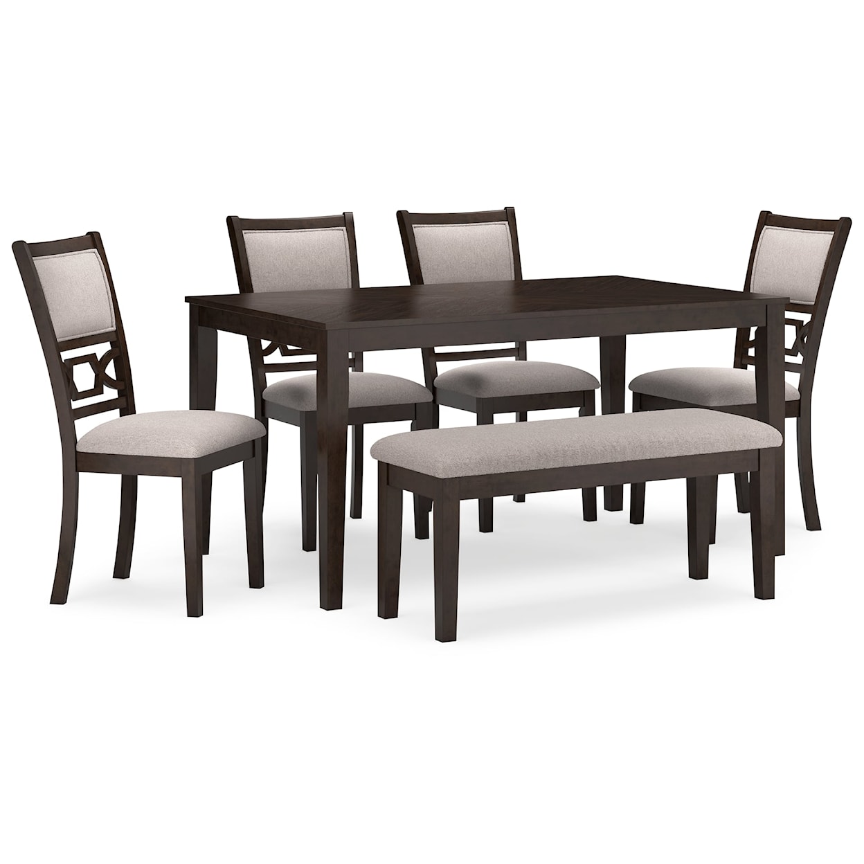Signature Design by Ashley Furniture Langwest Dining Room Table Set