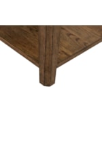 Liberty Furniture Carolina Park Transitional End Table with Lower Shelf