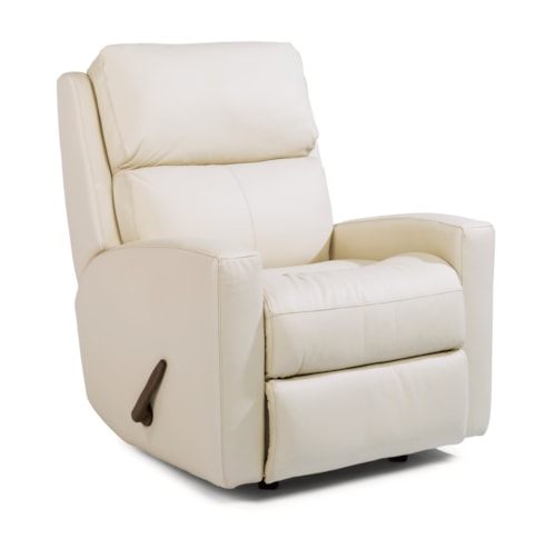 Contemporary Casual Rocking Recliner