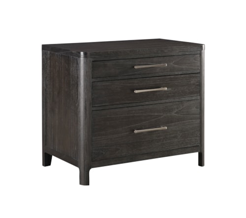 Contemporary Workstation Combo File with Keyboard Rollout Drawer and Locking File Drawer