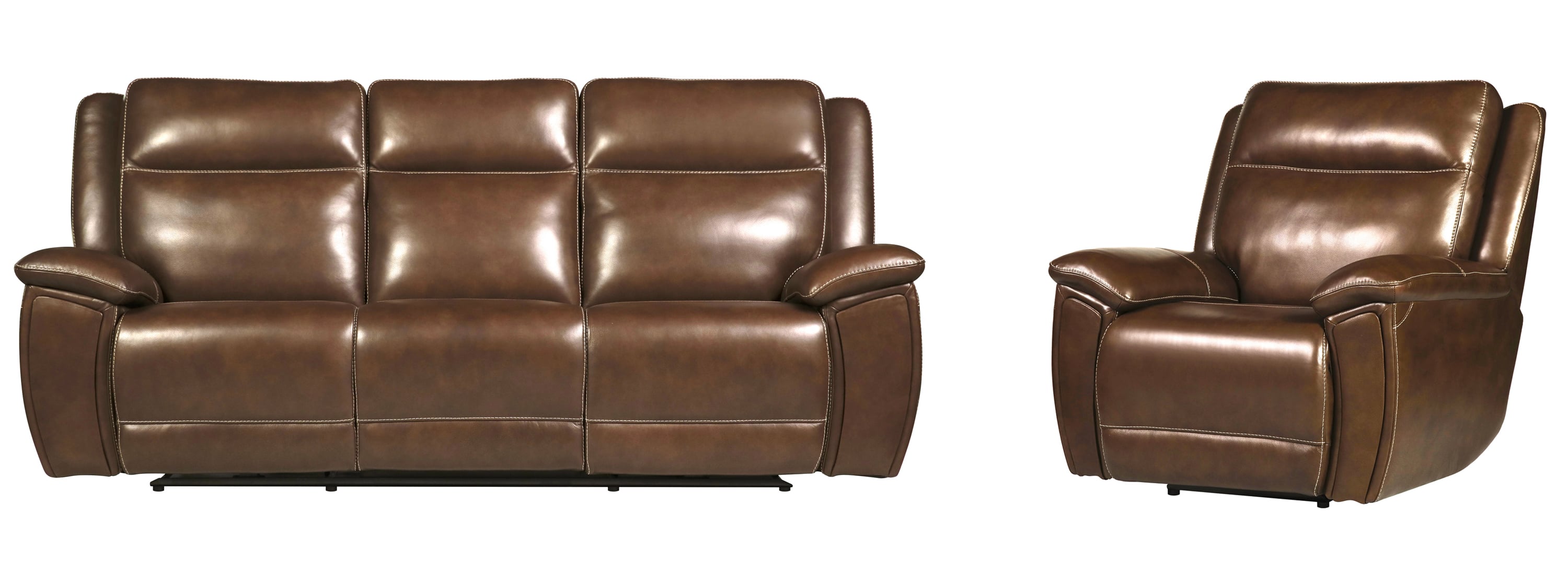 Power Reclining Sofa and Recliner Set