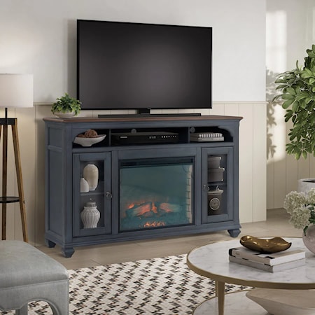 66&quot; Fireplace TV Stand