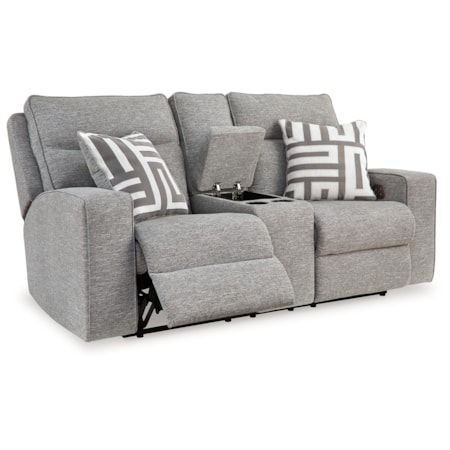 Pwr Rec Loveseat/Con/Adj Hdrst