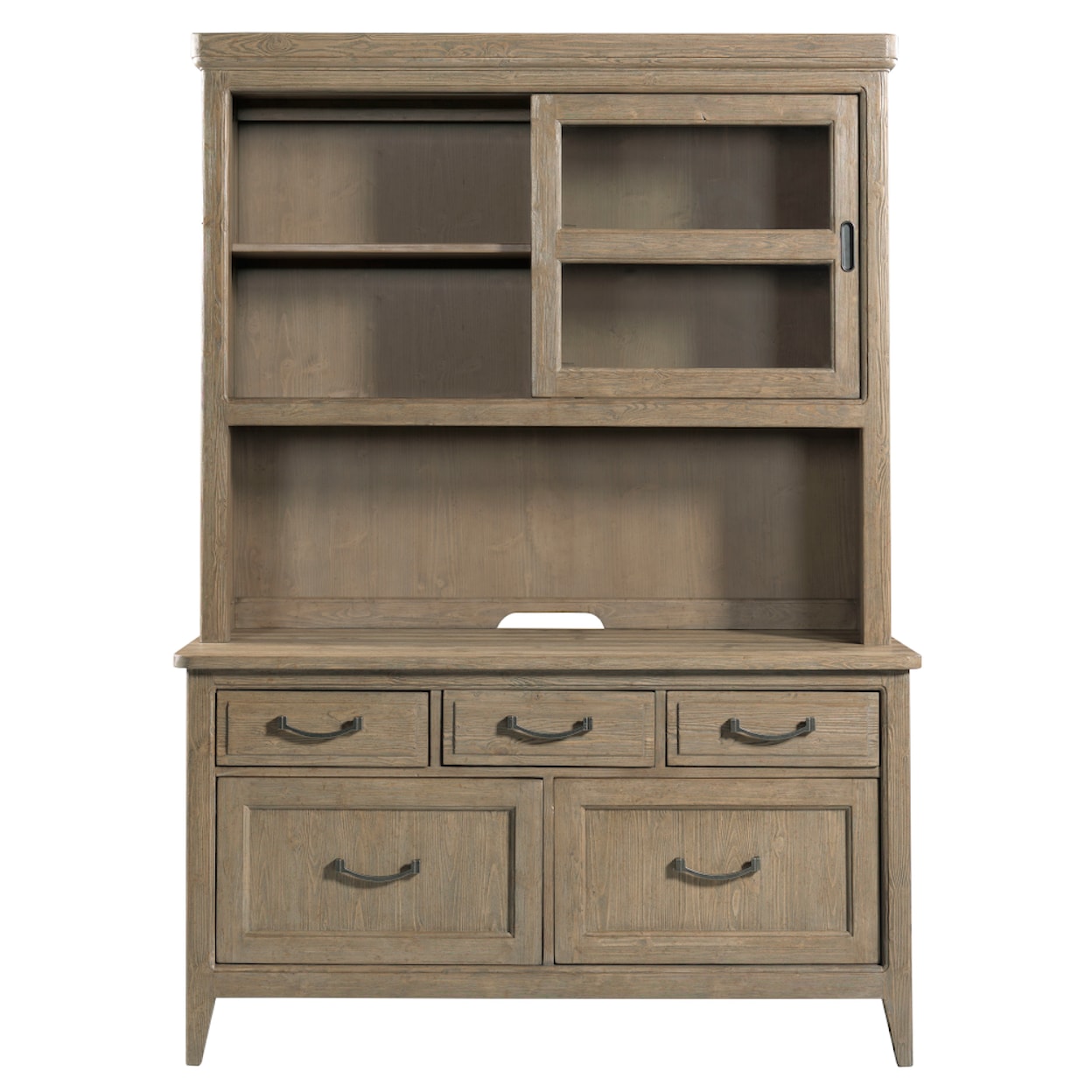 Kincaid Furniture Urban Cottage Barlow Office Credenza with Hutch