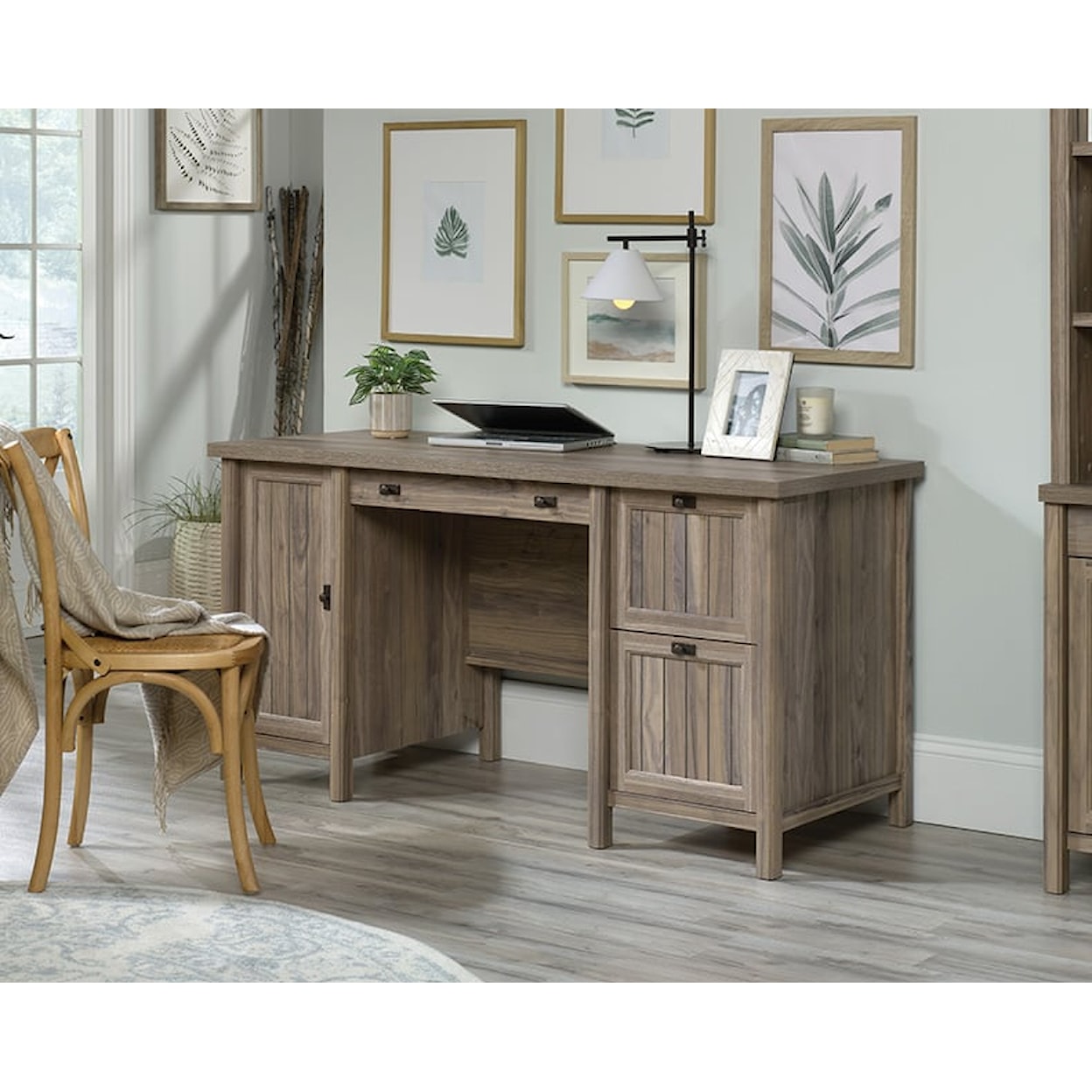 Sauder Costa Double Pedestal Office Desk