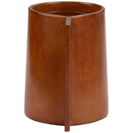 Leather Vase (Sm)