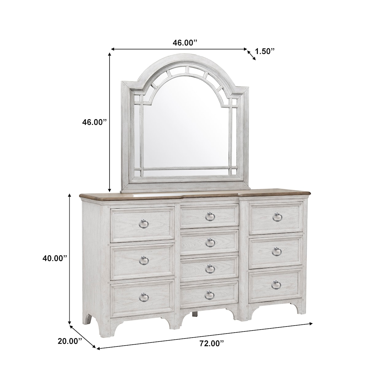 Pulaski Furniture Glendale Estates Mirror