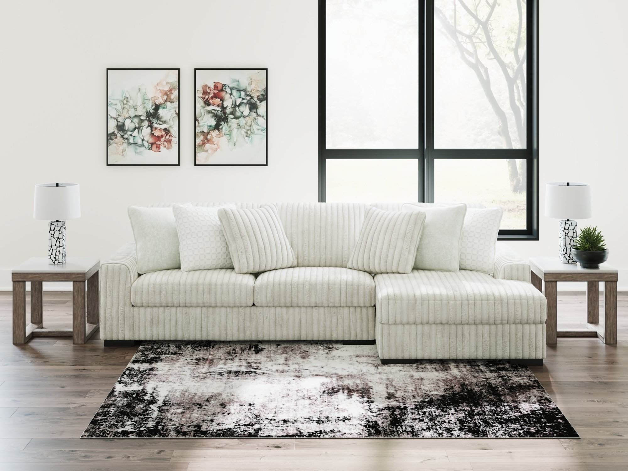 2-Piece Sectional With Chaise