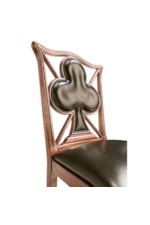 Jonathan Charles JC Traditional Traditional Playing Card "Club" Side Chair