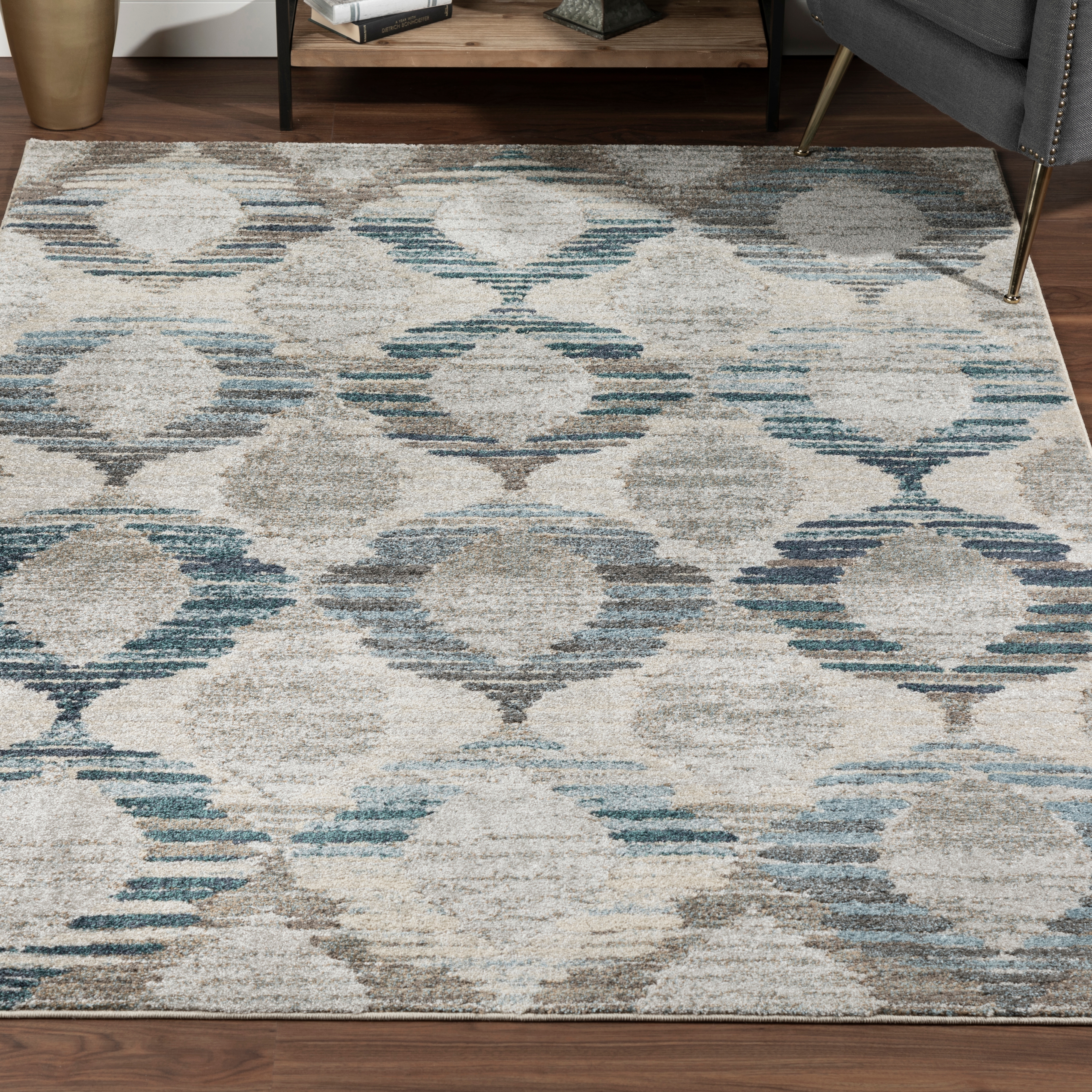 Linen 5'3"X7'7" Area Rug