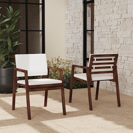 Outdoor Arm Dining Chair