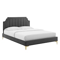 Performance Velvet Full Platform Bed