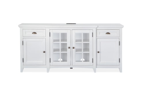 Modern Farmhouse 70" TV Stand with USB Port