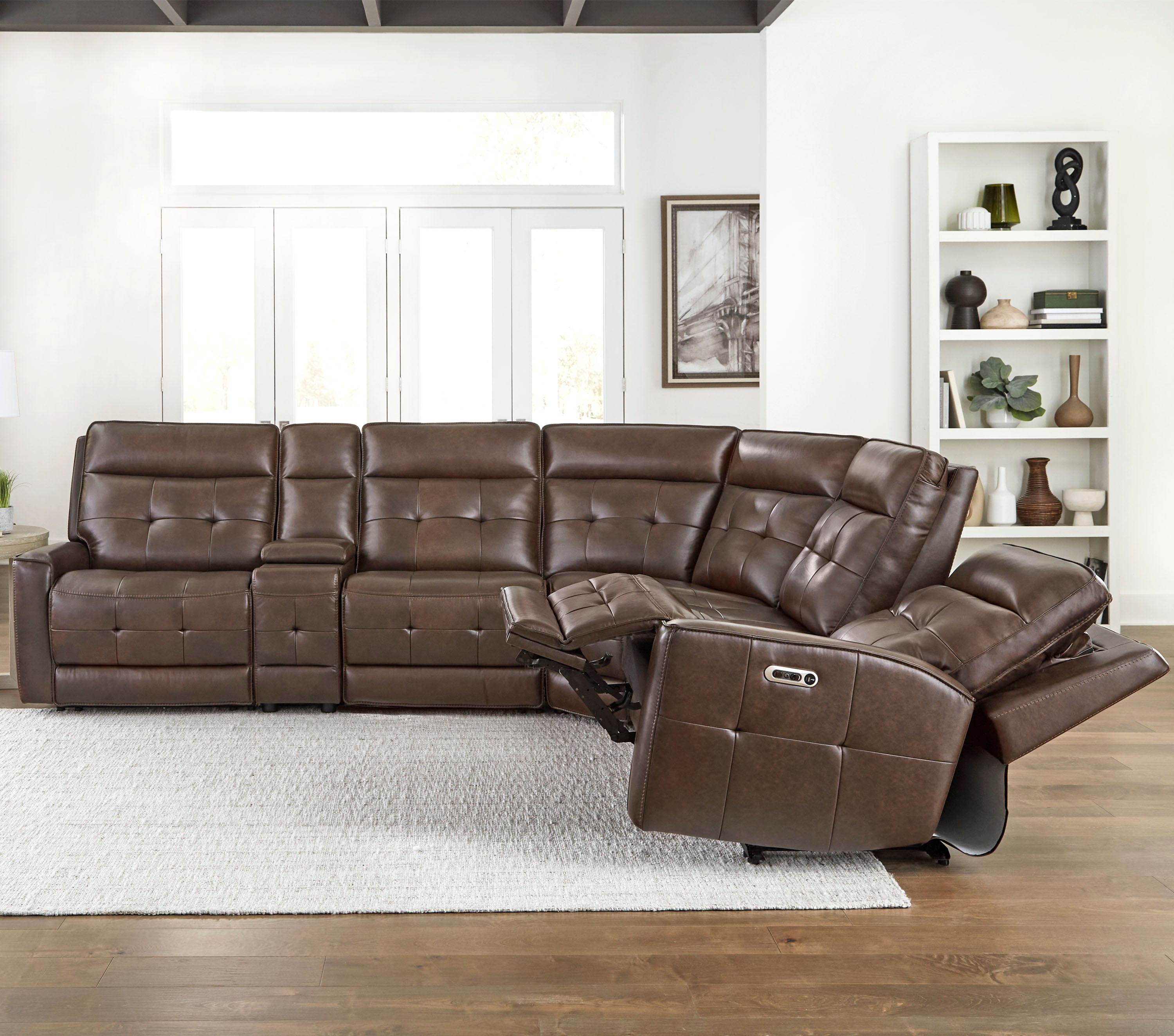 Parker Living Canterbury 6-Piece Power Reclining Sectional Sofa