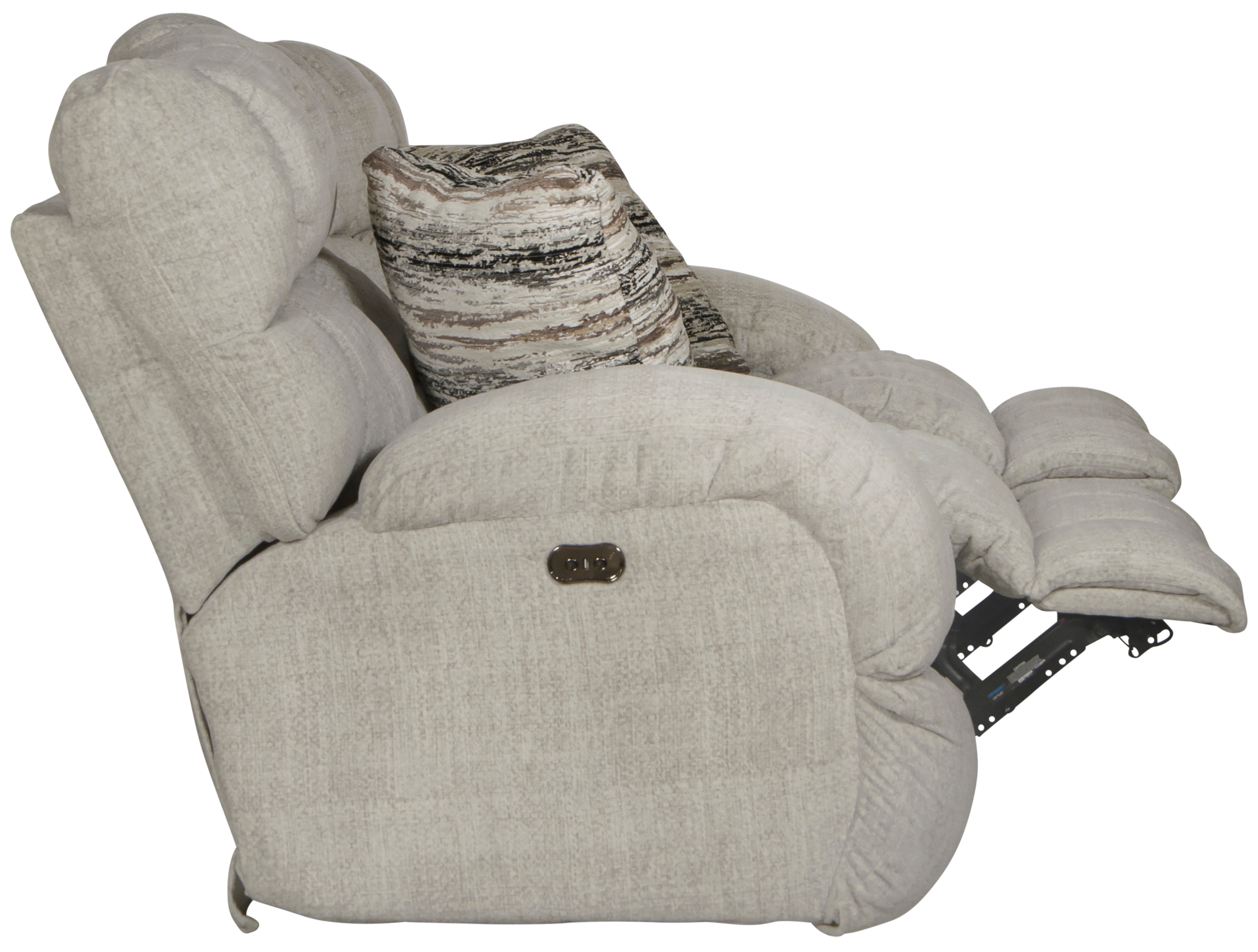 Catnapper Ashland Lay Flat Power Reclining Console Loveseat