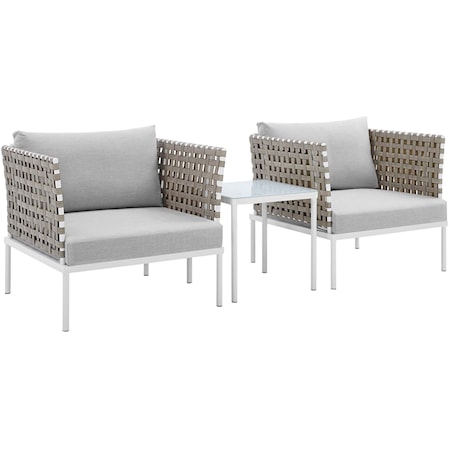 Outdoor 3-Piece Seating Set