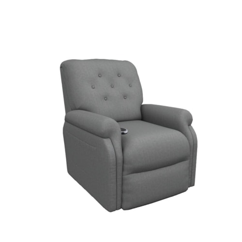 Traditional Bronze Power Lift Recliner