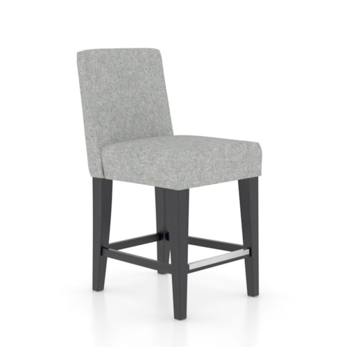 Contemporary Upholstered Counter Stool