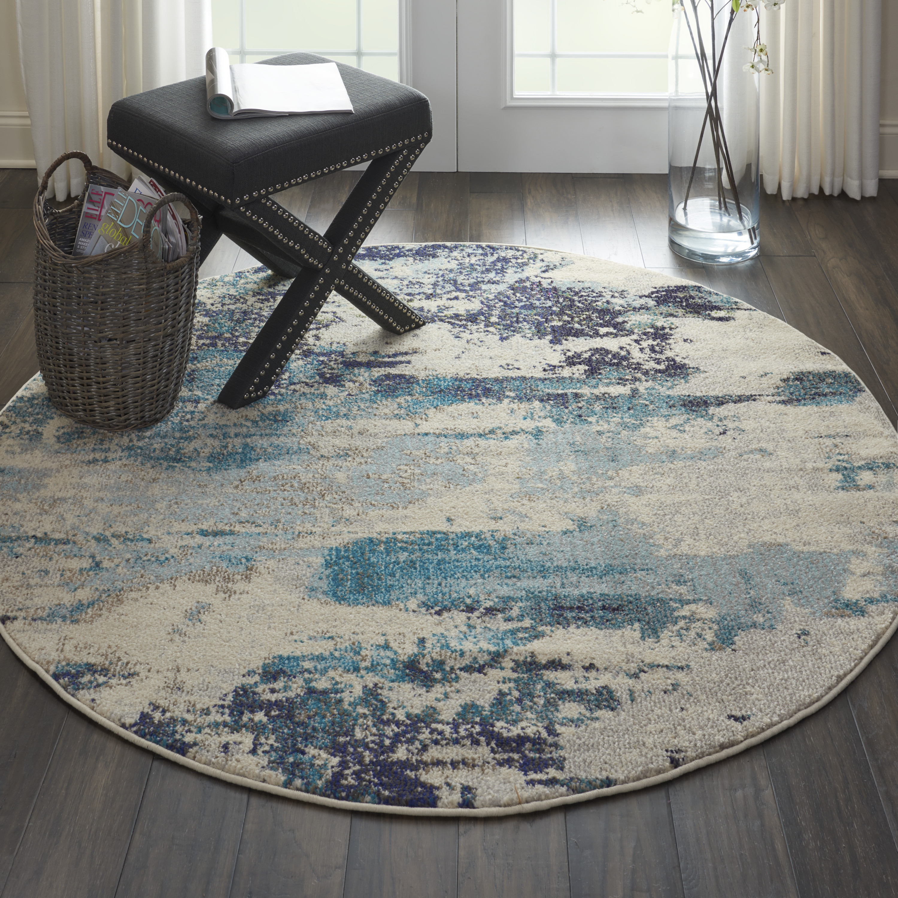Nourison Celestial 4' Round  Rug