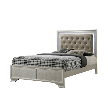 Upholstered Headboard Bed