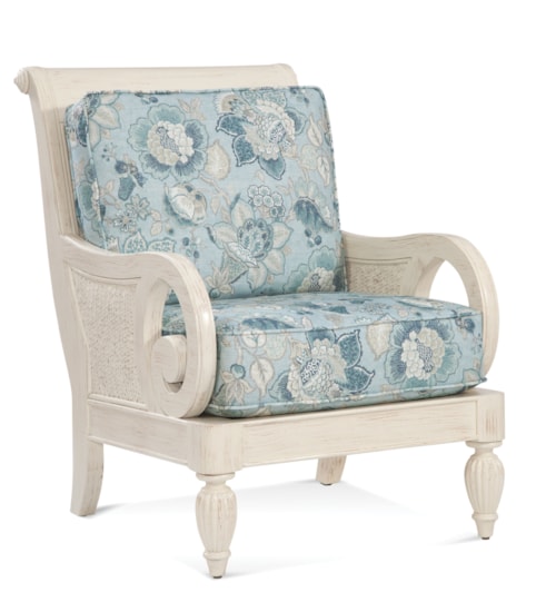 Exposed Wood Chair with Casual Beach Style
