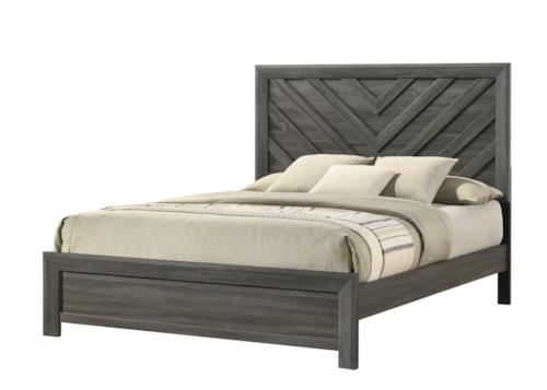 Valor Rustic Full Panel Bed