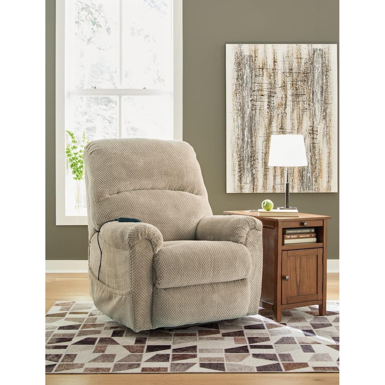 Signature Design by Ashley Furniture Shadowboxer Power Lift Recliner