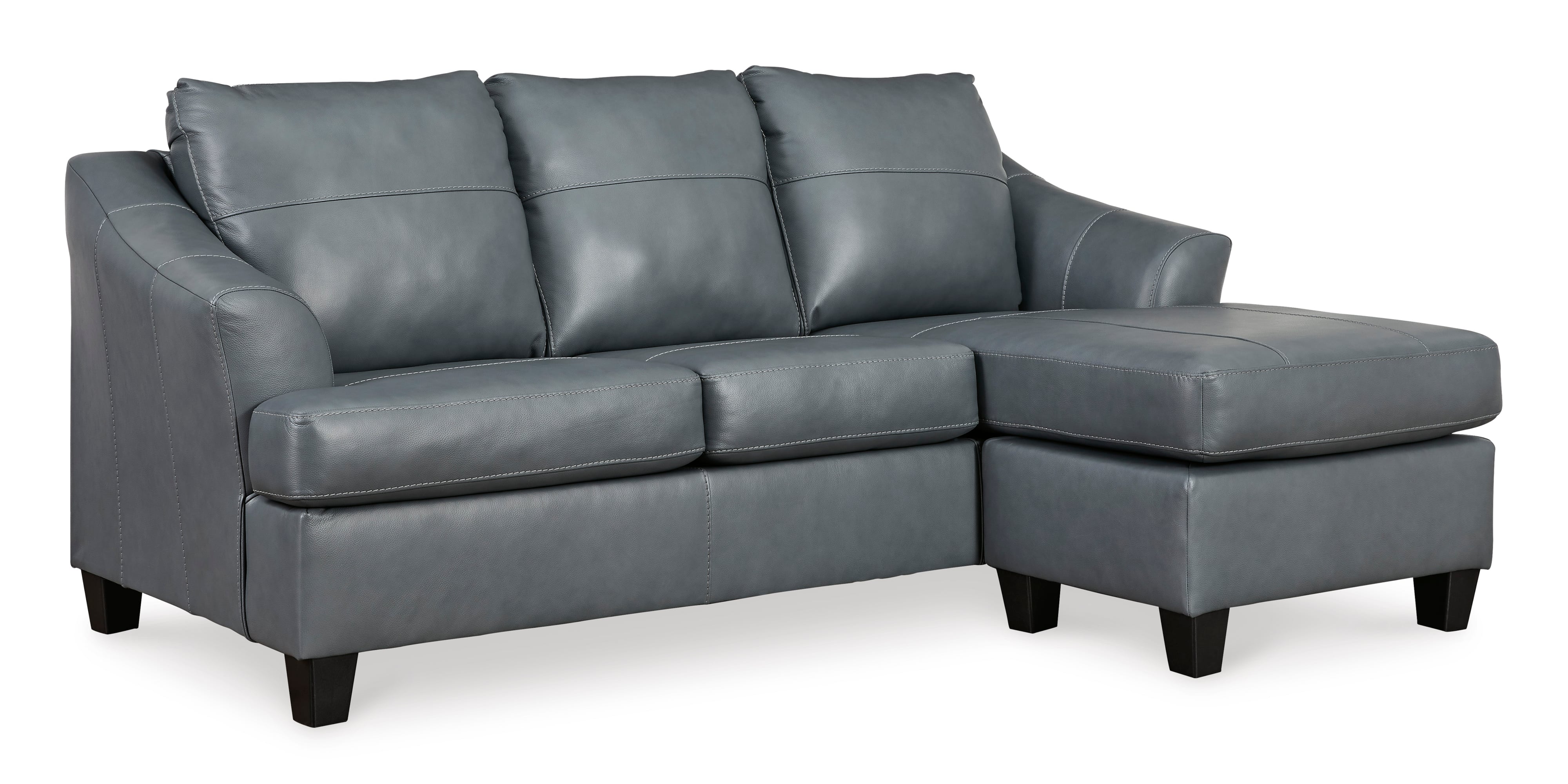 Signature Design By Ashley Genoa ASHL-4770518 Leather Match Sofa Chaise ...