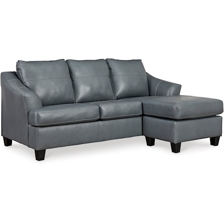 Leather Match Sofa Chaise