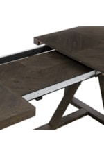 Intercon Hearst Contemporary Rustic Sofa Table with USB Outlets