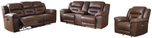 Power Reclining Sofa, Loveseat And Recliner