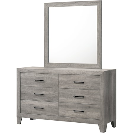 Dresser & Mirror Set