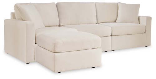 3-piece Sectional And Ottoman