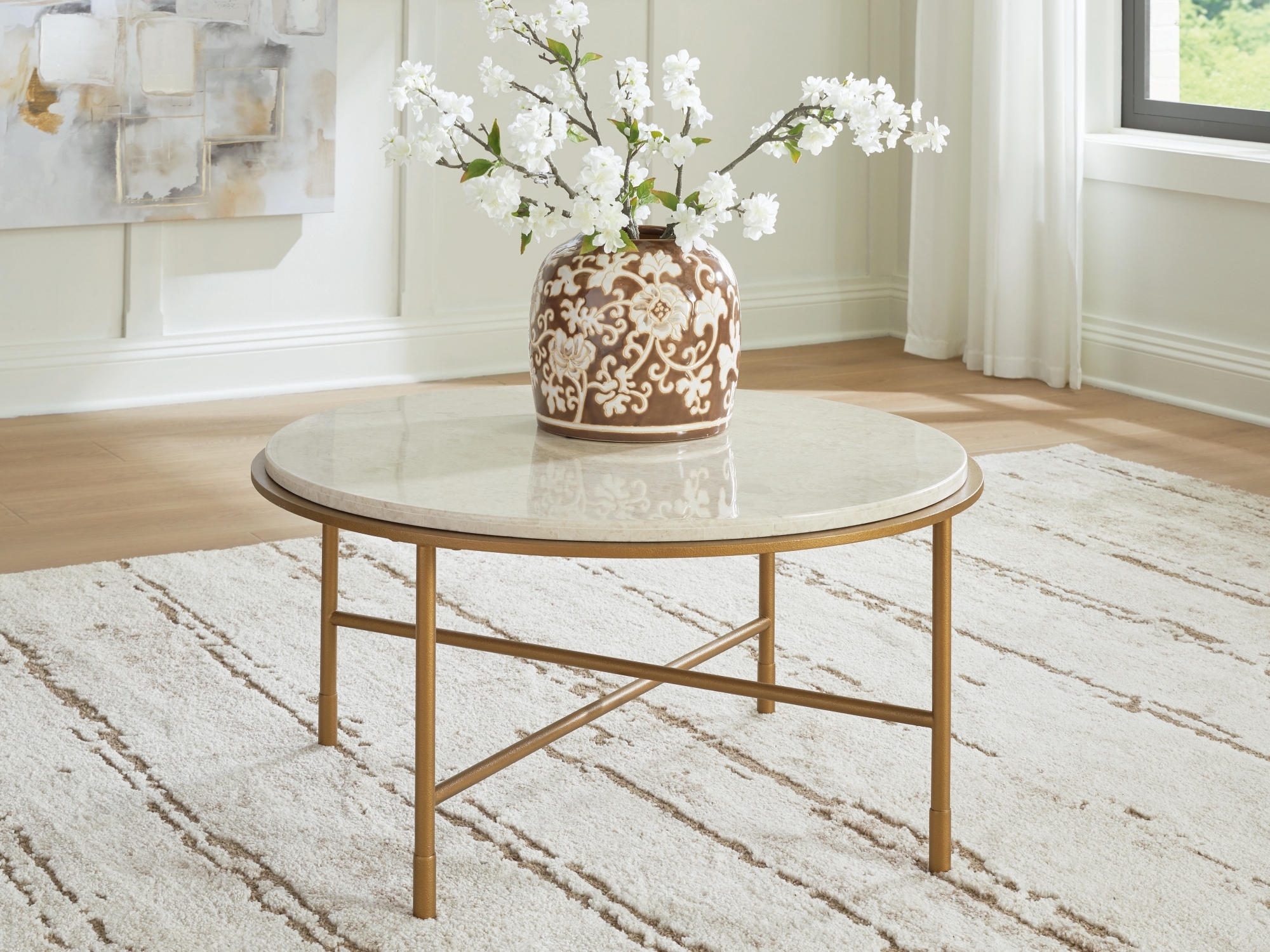 Signature Design by Ashley Alben Round Coffee Table