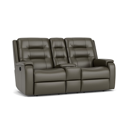 Reclining Console Loveseat