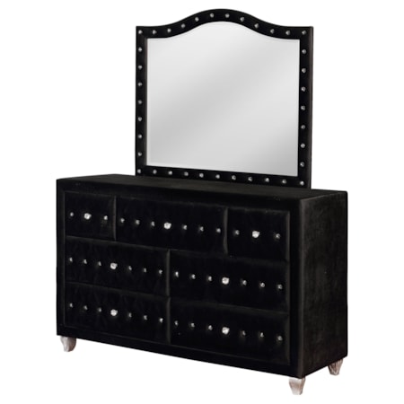 7-drawer Dresser w/ Mirror