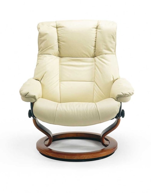 Large Reclining Chair with Classic Base