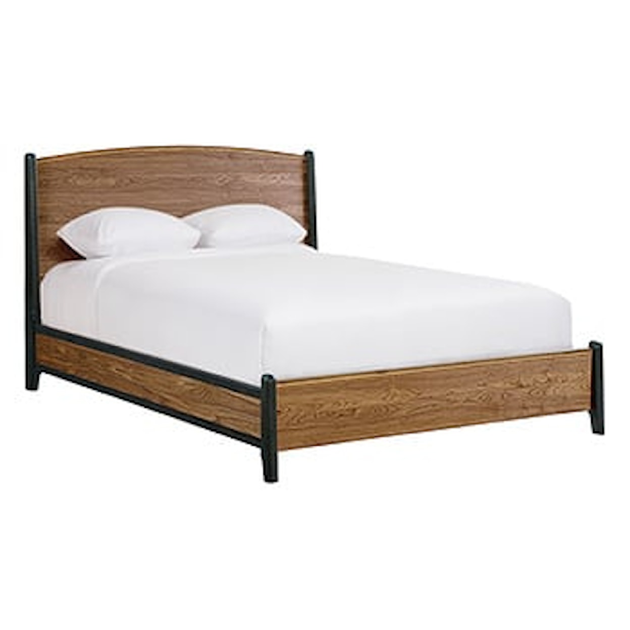 Whittier Wood Bryce Queen Curved Panel Bed