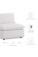 Modway Commix Outdoor 5-Piece Sectional Sofa