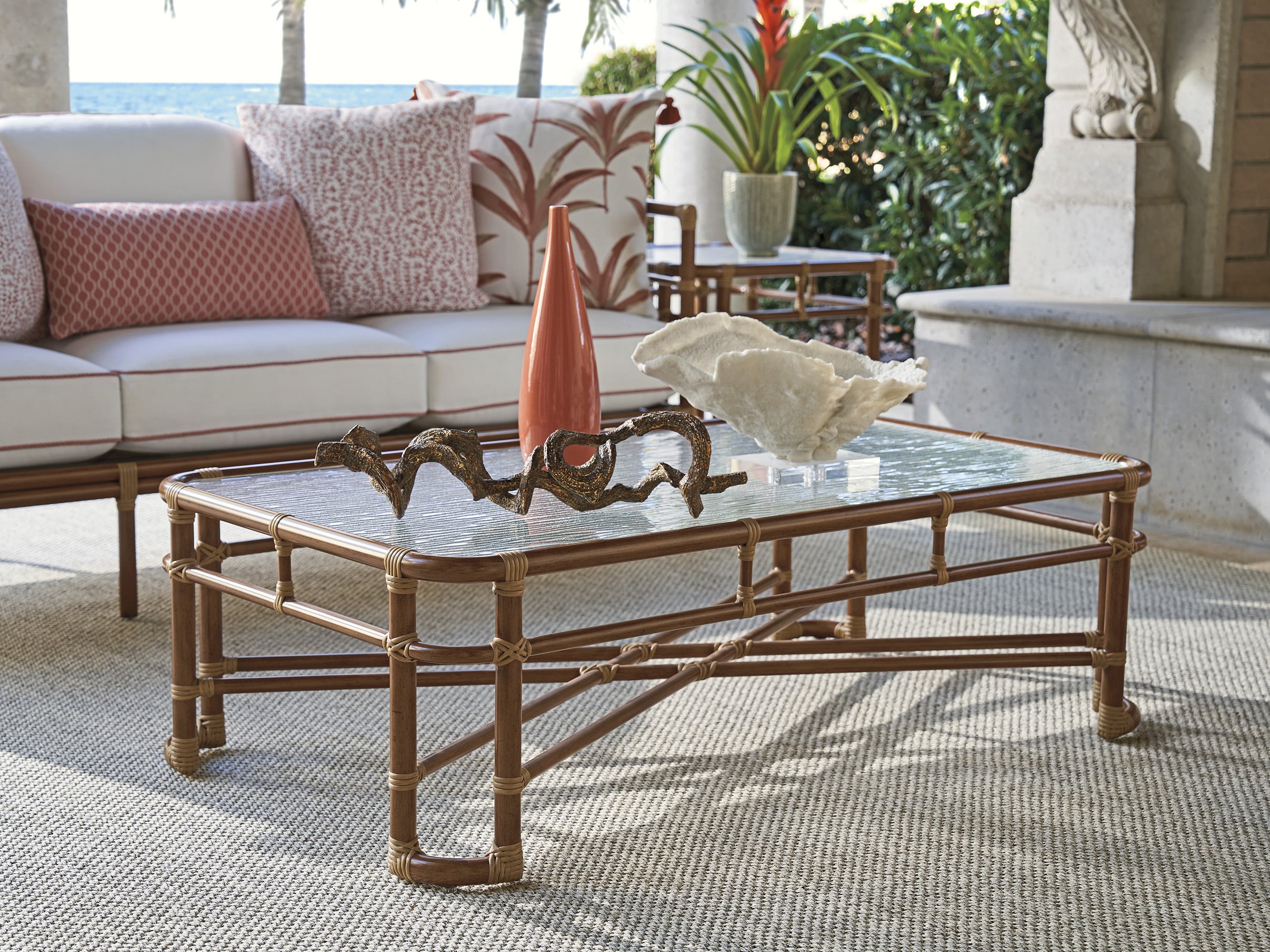 Tommy Bahama Outdoor Living Sandpiper Bay Outdoor Rectangular Cocktail Table