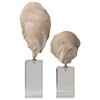 Uttermost Accessories - Statues and Figurines Oyster Shell Sculptures, S/2