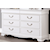 Furniture of America Alecia Transitional 6-Drawer Dresser with Carved Wood Accents