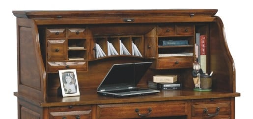 broyhill rolltop desk