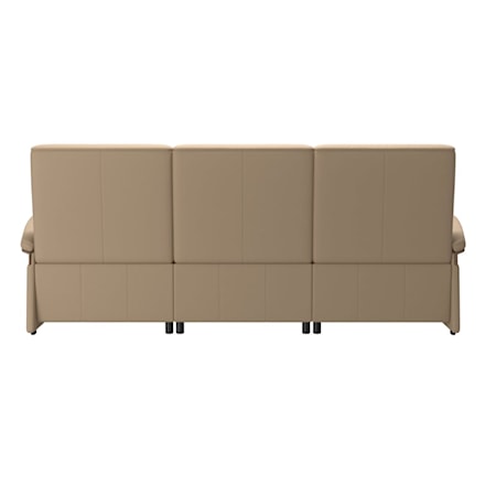 Power Reclining Sofa w/ Pwr Head &amp; Wood Arms