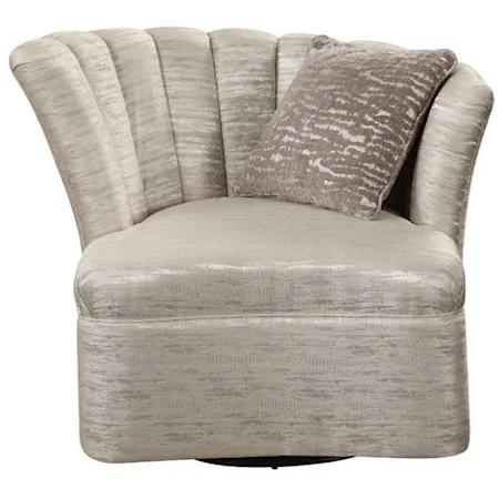 Swivel Chair w/1 Pillow