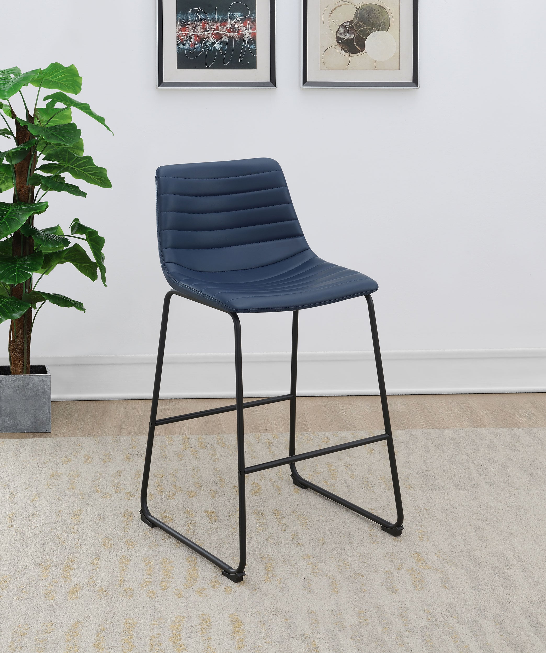 Zuni Faux Leather Counter Chair