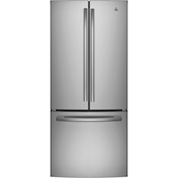 GE 20.8 Cu. Ft. French-Door Refrigerator Fingerprint Resistant Stainless Steel