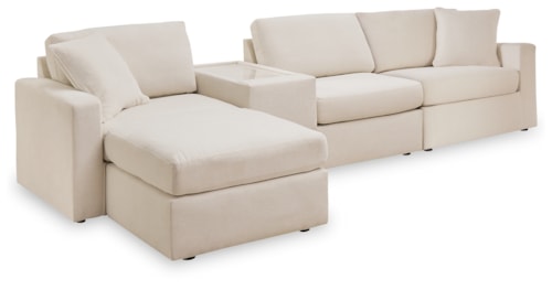 4-Piece Sectional And Ottoman