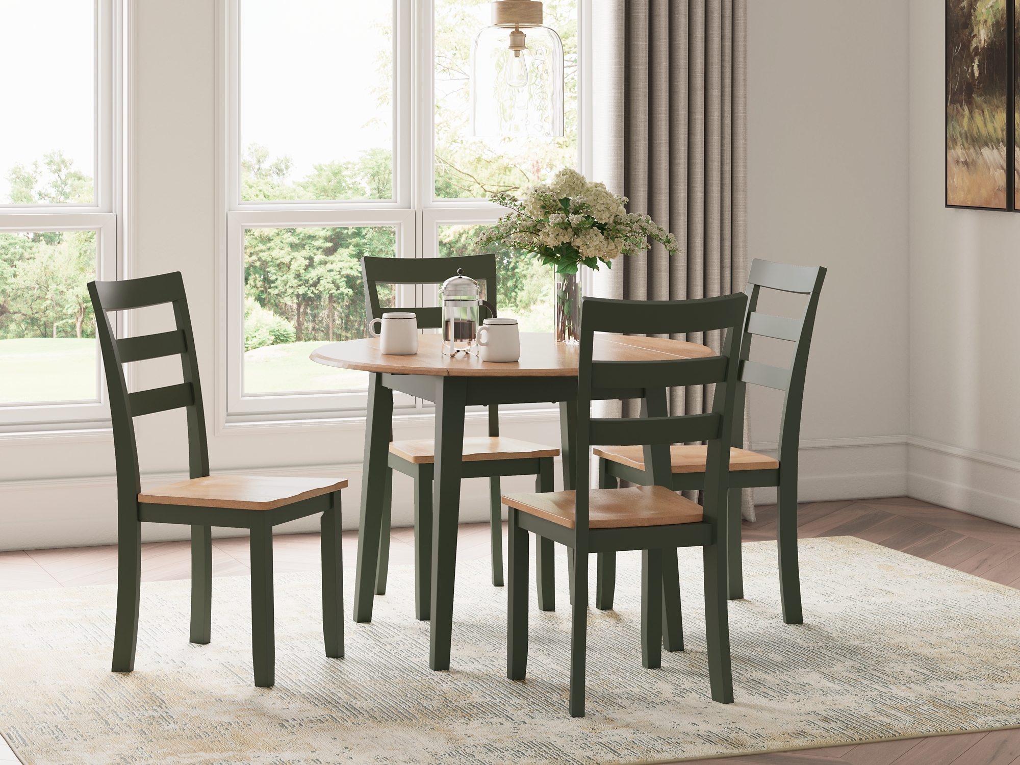5-Piece Round Dining Set